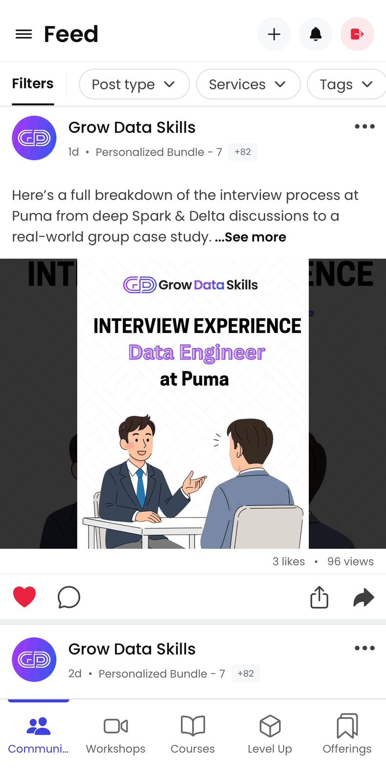 Grow Data Skills App Screenshot 2